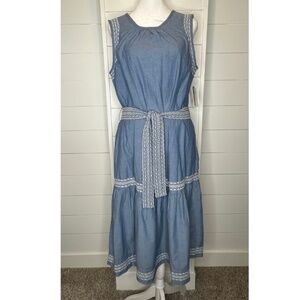 St. John's Bay Light Denim Dress - NEW ITEM Size Medium